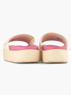 Beige Adilette Platform