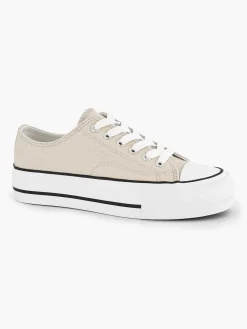 Beige Canvas Sneaker