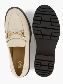 Beige Chunky Loafer Decorative Necklace