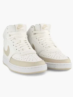 Beige Court Vision Mid