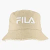 Beige Fila Bucket Hat Mit