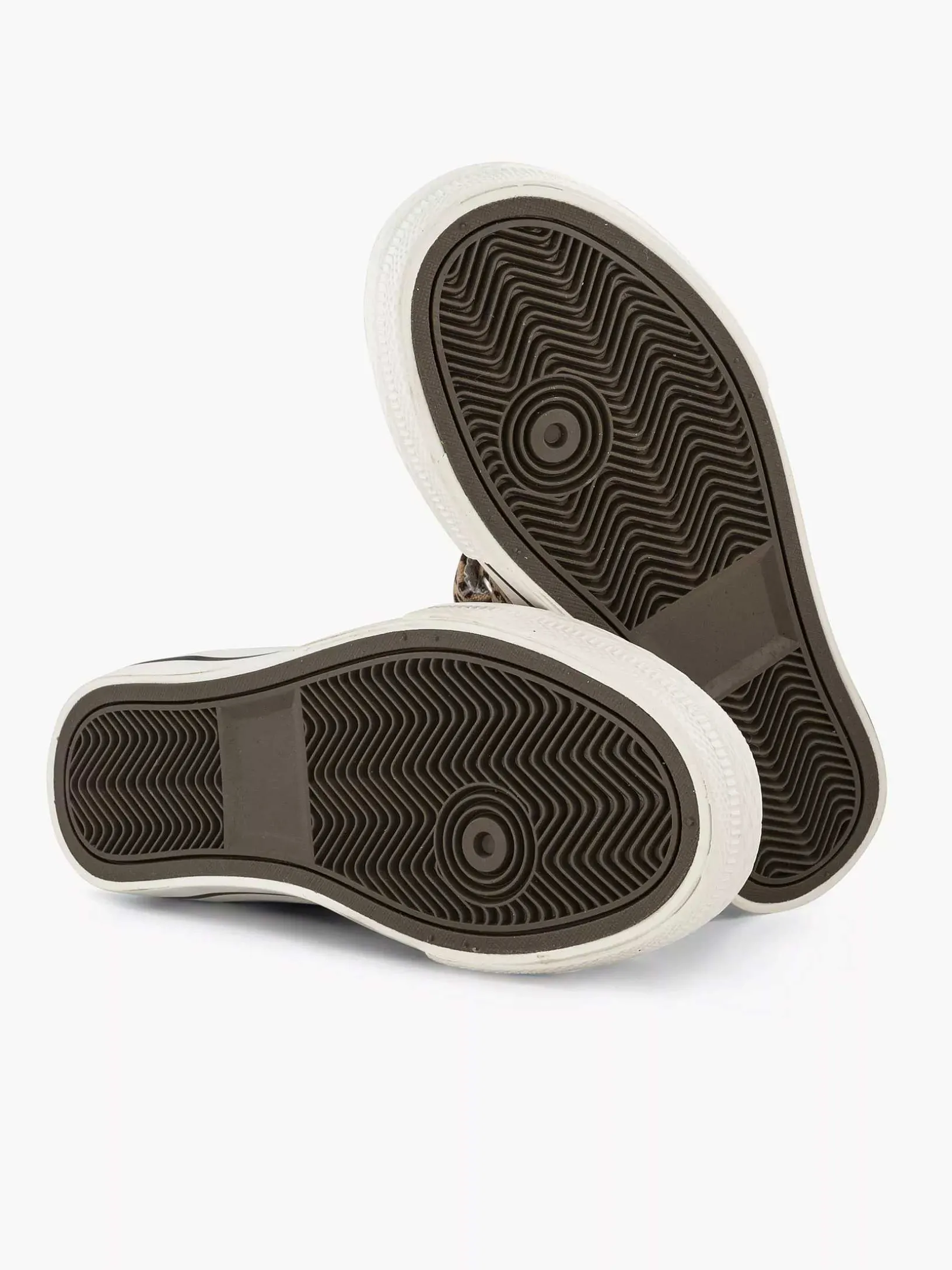 Beige High Canvas Sneaker