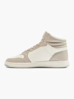 Beige High Sneaker