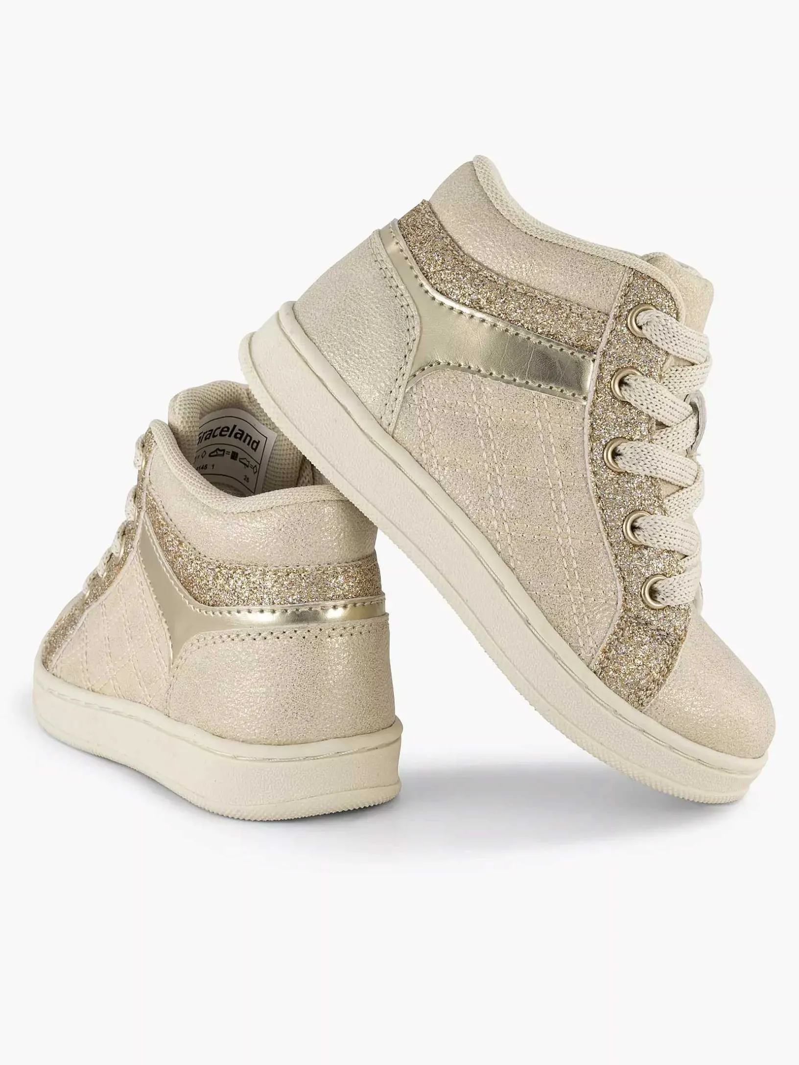 Beige High Sneaker