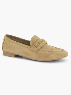 Beige Leather Loafer