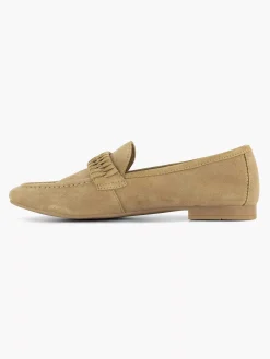 Beige Leather Loafer
