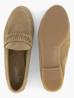 Beige Leather Loafer