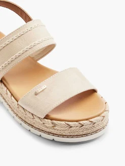 Beige Platform Sandal