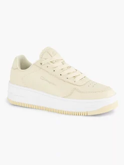 Beige Rebound Platform Low