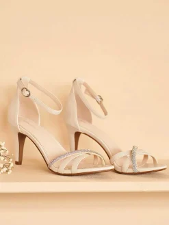 Beige Sandalette Stones