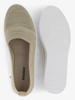 Beige Slip-On