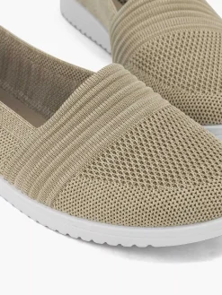 Beige Slip-On