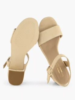 Beige Suede Sandalette