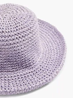 Beige Wicker Hat