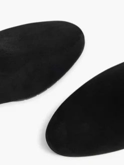 Black Ankle Boot Decorative Chain