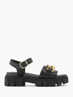 Black Chunky Sandal Jewelry Necklace