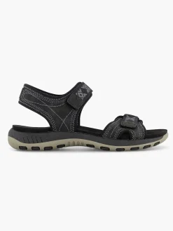 Black Comfort Sandal