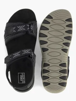 Black Comfort Sandal