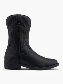 Black Cowboy Boot