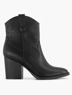 Black Cowboy Boot Heel