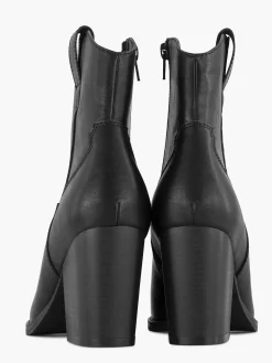 Black Cowboy Boot Heel