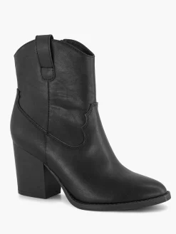 Black Cowboy Boot Heel