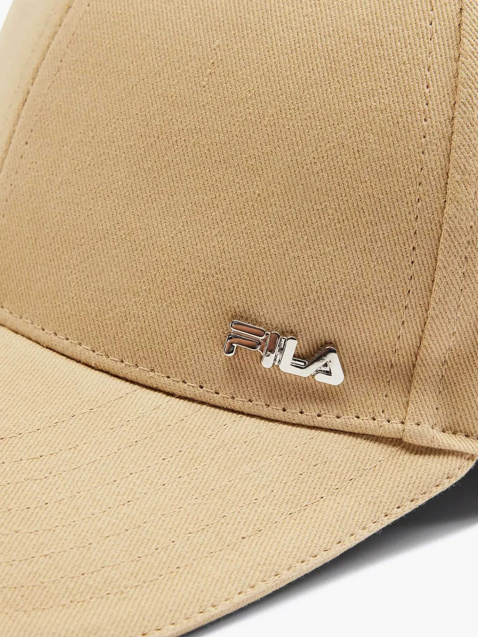 Black Fila Metal Charm Cap