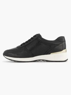 Black Leather Comfort Sneaker