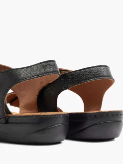 Black Leather Sandal