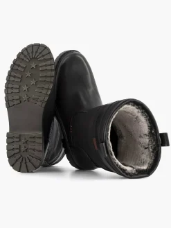 Black Lined Ankle Boots