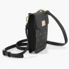 Black Phone Bag Print