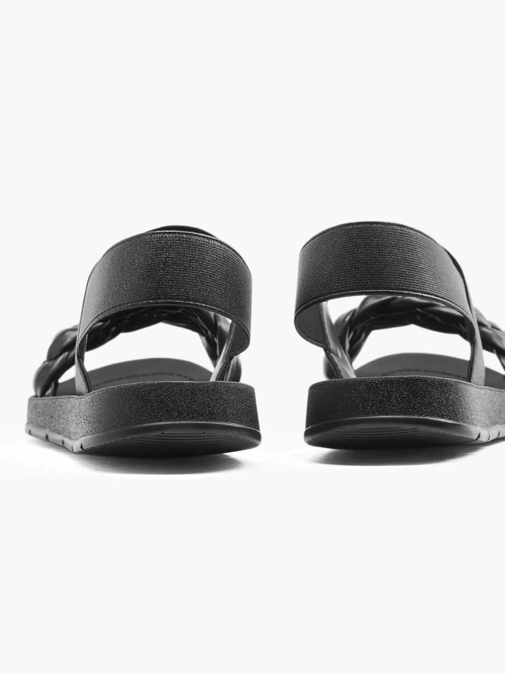 Black Sandal Braided