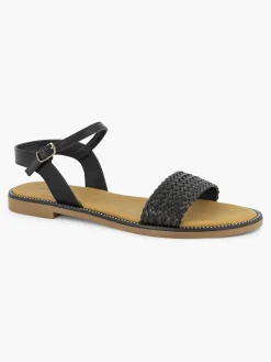Black Sandal Braided