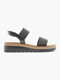 Black Sandal Elastic