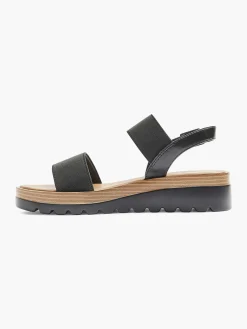 Black Sandal Elastic