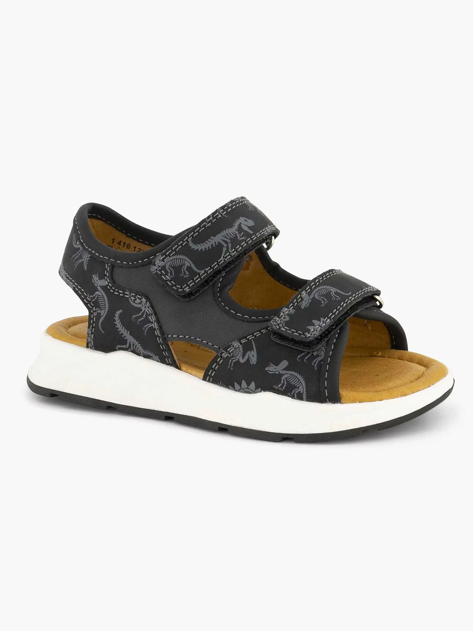 Black Sandal Print