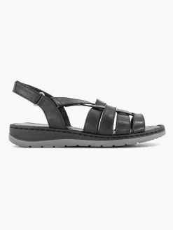 Black Sandal Velcro