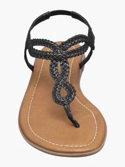 Black Sandal Woven