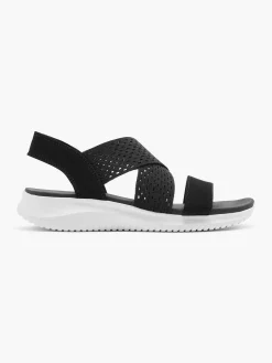 Black Sandals Neon Star