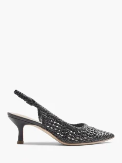 Black Slingback Pump