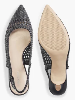 Black Slingback Pump