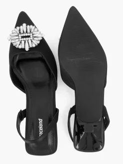 Black Slingback Rhinestones
