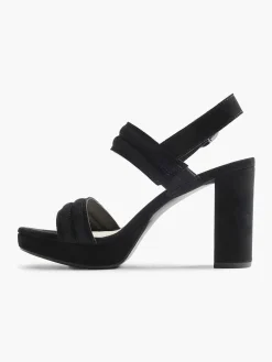 Black Suede Sandalette