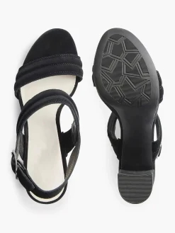 Black Suede Sandalette