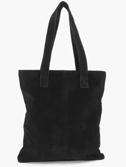 Black Suede Shoulder Bag