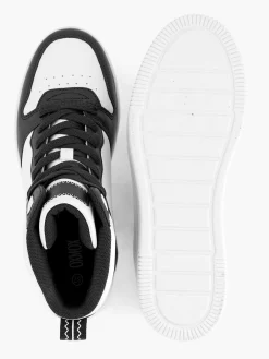 Black White High Sneaker