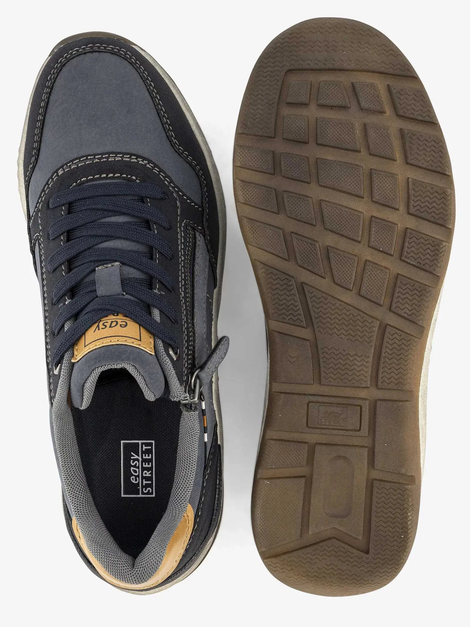 Blue Comfort Lace-Up Shoe