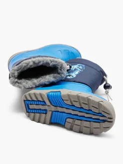 Blue Rain Boot Dino Lined