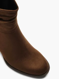 Brown Ankle Boot Heel