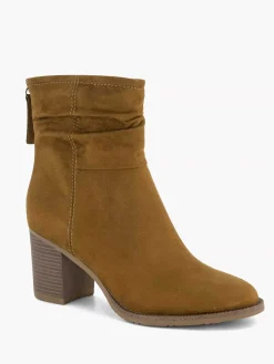Brown Ankle Boot Heel